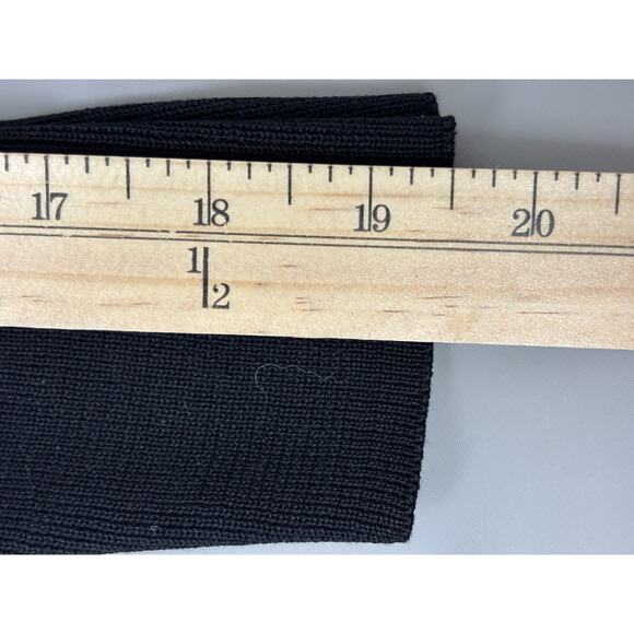 Belford Knit Sweater Womens Small Black 100% Silk Henley Tunic - Picture 8 of 12